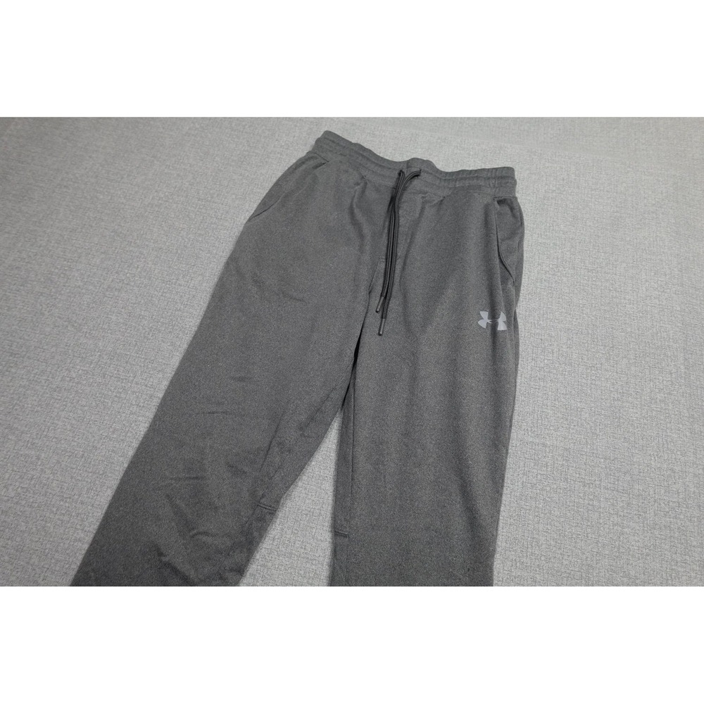 Under Armour ColdGear Sweatpants Mens Medium Gray Fleece Joggers Thermal Warm
